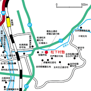 松下村塾地図